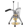 French Fry Cutter, Commercial Vegetable Chopper with 4 Blades (1/2", 3/8", 1/4" & 6-Wedge with Corer)